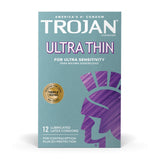 Condom Trojan® Lubricated 12 per Box - BeHope