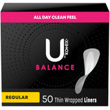 Panty Liner U by Kotex® Balance Thin Light Absorbency - BeHope