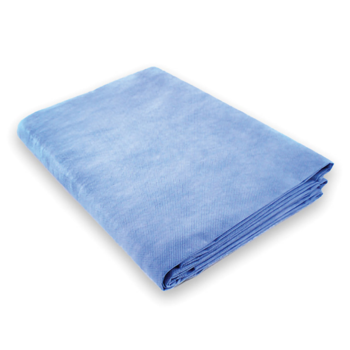 Burn Sheet MedSource Flat 60 W X 90 L Inch Blue Nonwoven Tissue Disposable - BeHope