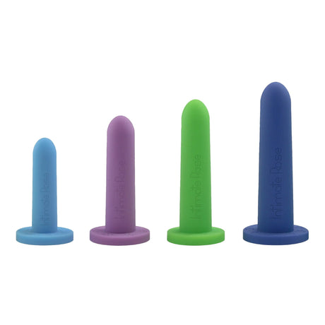 Vaginal Dilator Set Intimate Rose Size 3 to 6 Silicone NonSterile - BeHope