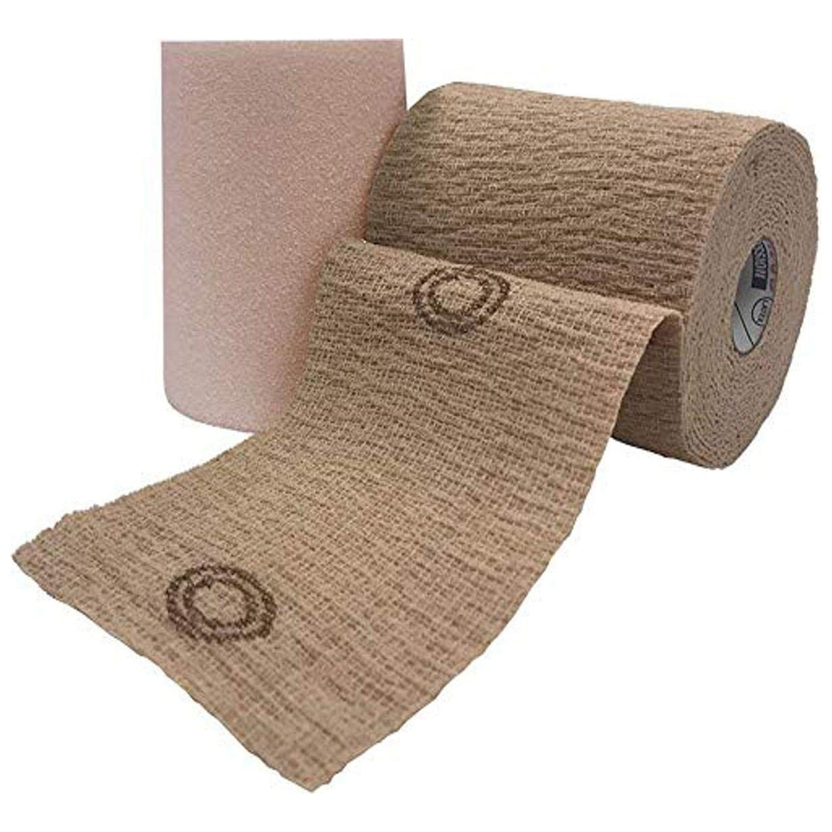 2 Layer Compression Bandage System CoFlex® TLC Calamine with Indicators 4 Inch X 6 Yard / 4 Inch X 7 Yard Self-adherent / Pull On Closure Tan NonSterile 25 to 30 mmHg - BeHope