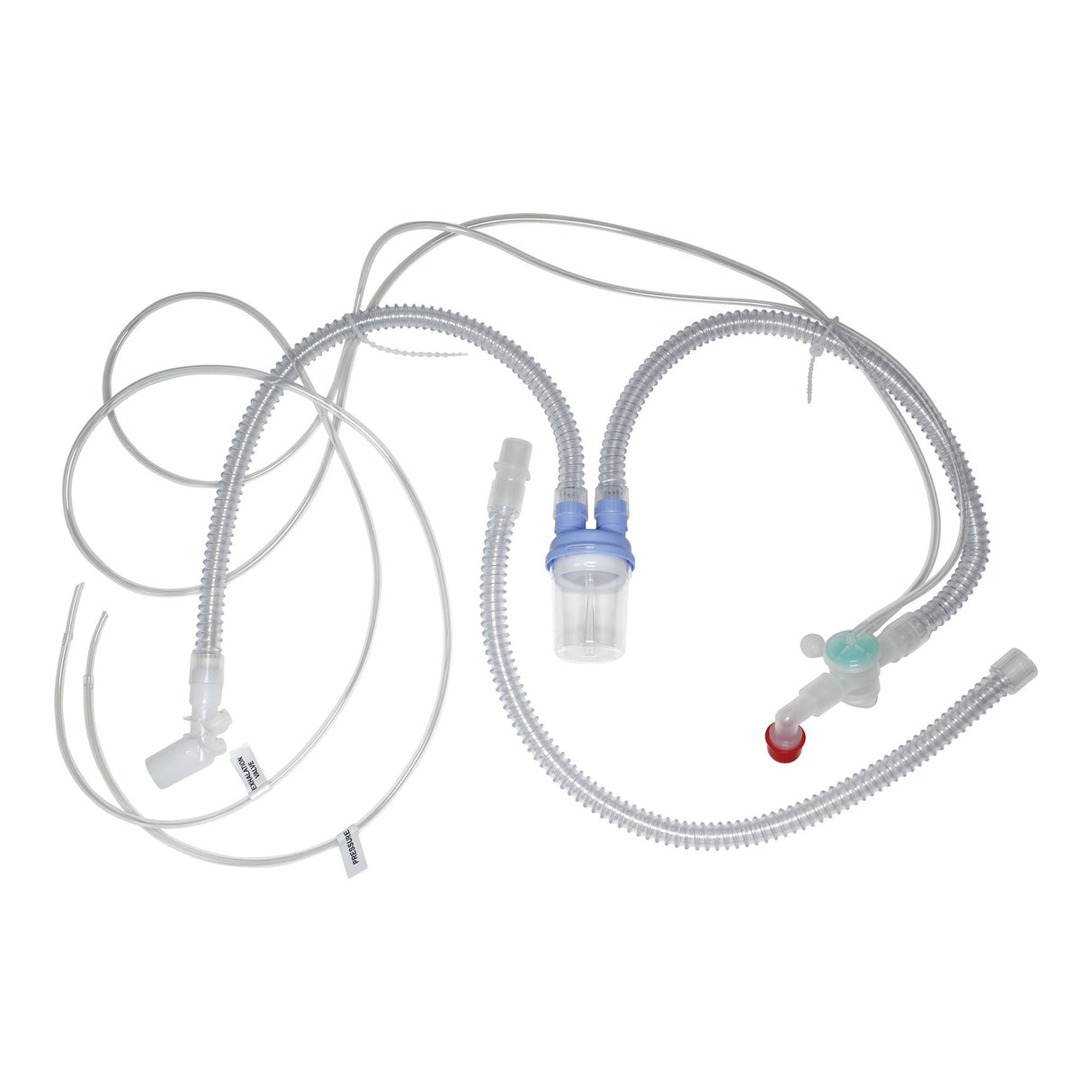 Ventilator Circuit Corrugated Tube 72 Inch Tube Dual Limb Pediatric Without Breathing Bag Single Patient Use Active Ventilator Circuit - BeHope