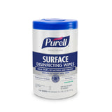 Surface Disinfectant Cleaner Purell® Healthcare Premoistened Alcohol Based Manual Pull Wipe 110 Count Canister Unscented NonSterile - BeHope