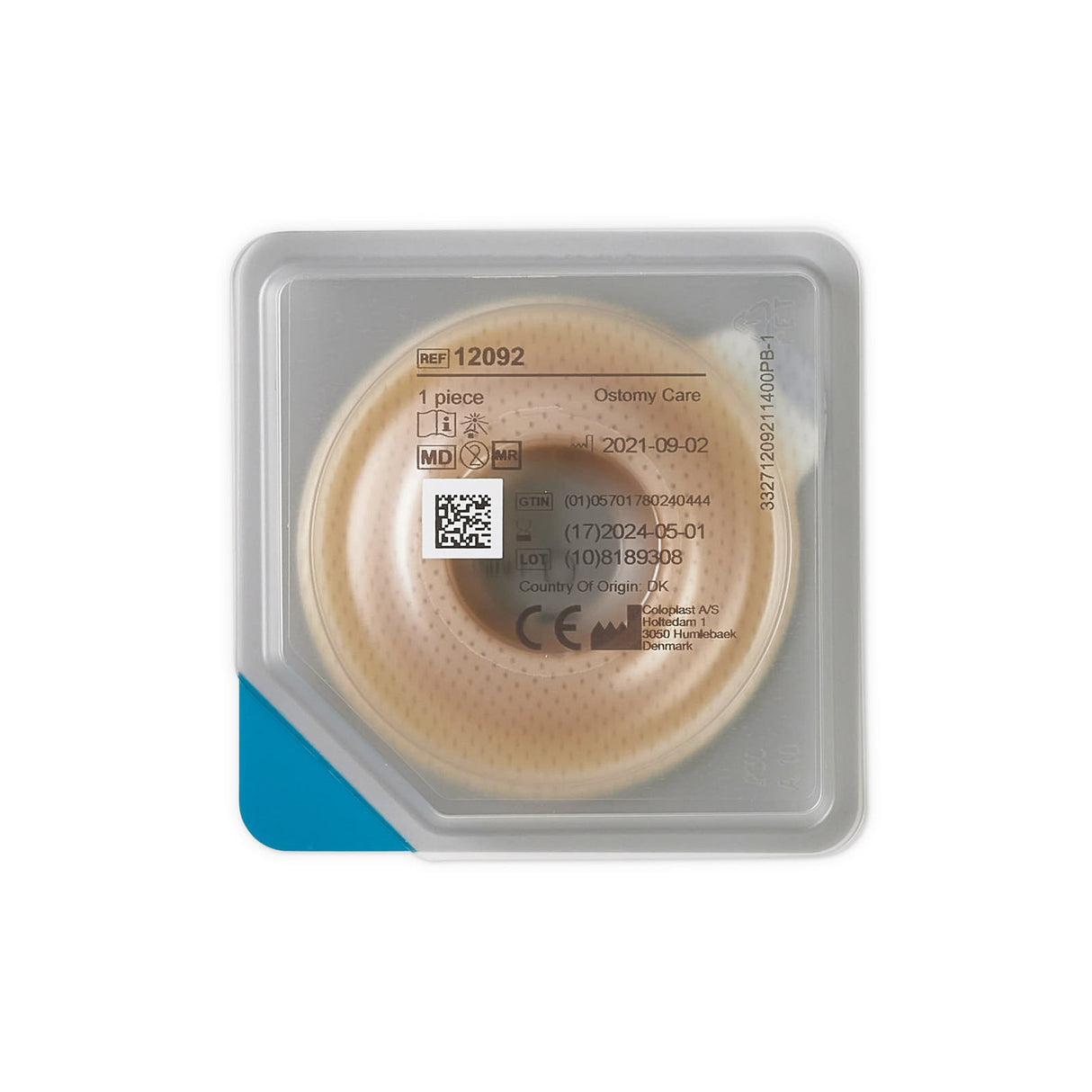 Ostomy Seal Brava® Convex, Starter Hole 1-3/16 Inch (30mm) - BeHope