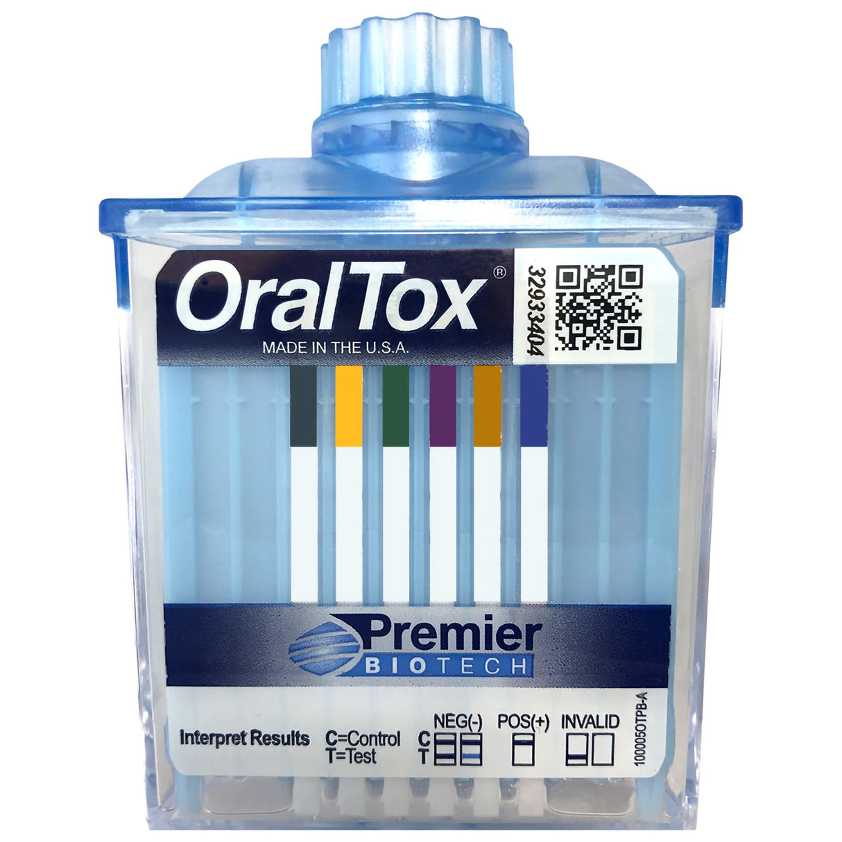 Drugs of Abuse Test Kit OralTox® AMP, COC, OPI, PCP, THC 25 Tests CLIA Non-Waived - BeHope