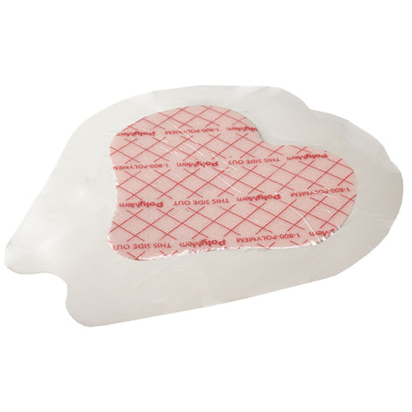 Foam Dressing PolyMemÂ® 7-1/5 X 7-4/5 Inch With Border Film Backing Silicone Adhesive Sacral Sterile - BeHope