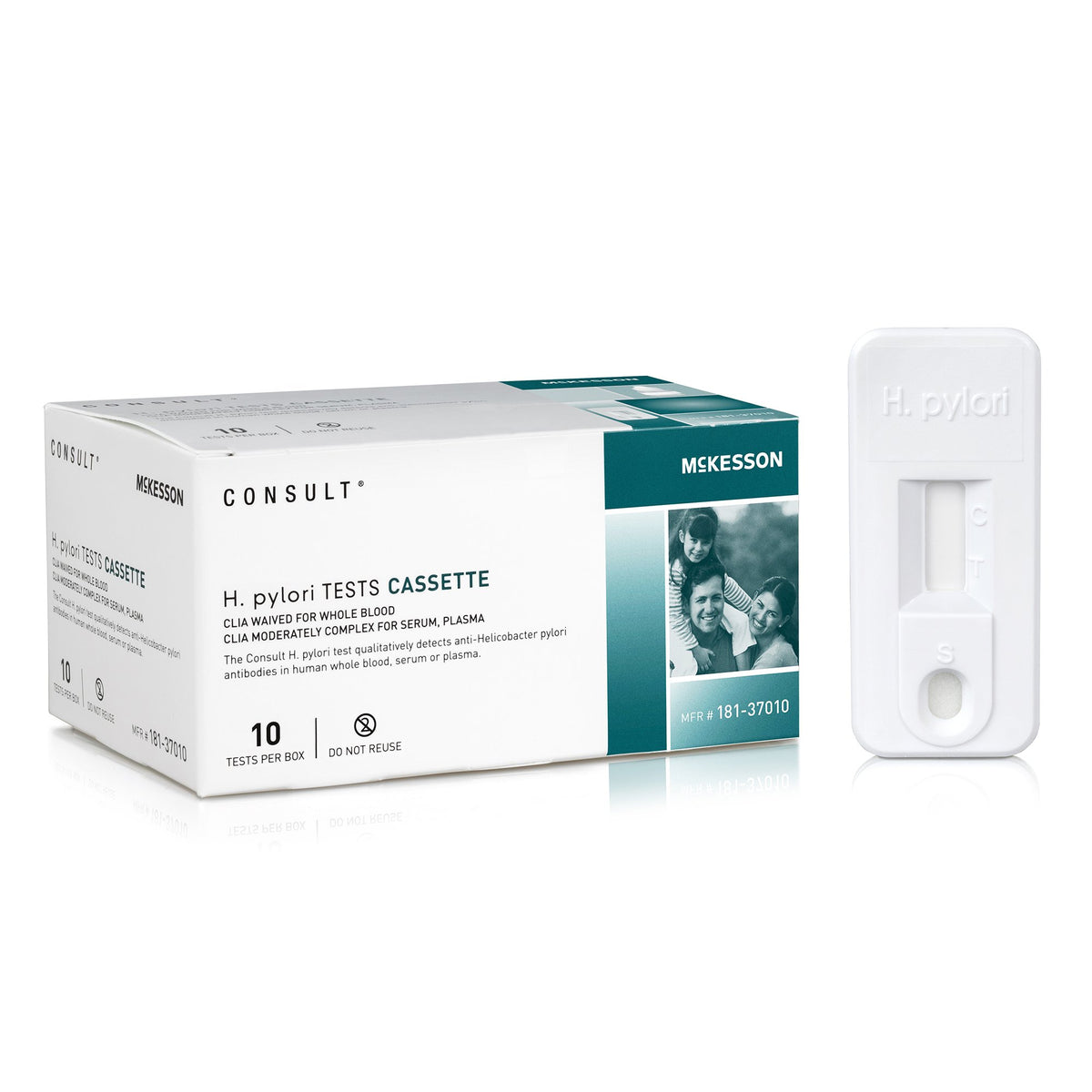 H. Pylori Test Kit Mckesson Consult™ H. Pylori 10 Tests Clia Waived Sa ...