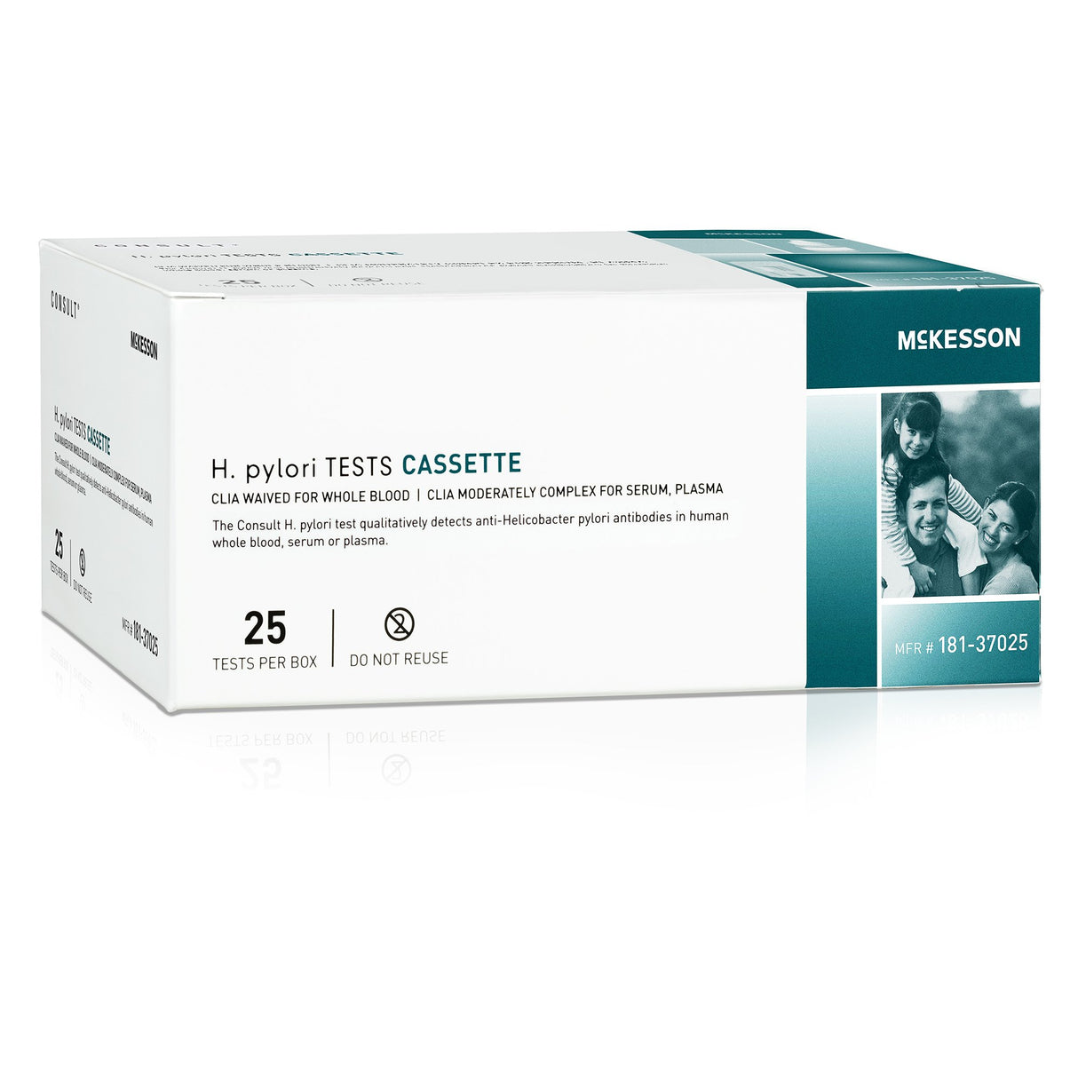 H. Pylori Test Kit McKesson Consult™ H. Pylori 25 Tests CLIA Waived Sample Dependent - BeHope