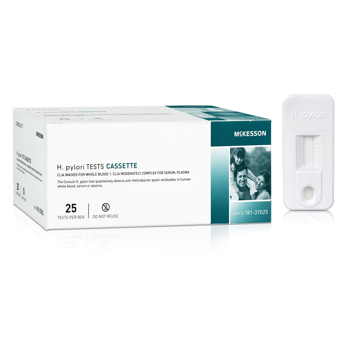 H. Pylori Test Kit McKesson Consult™ H. Pylori 25 Tests CLIA Waived Sample Dependent - BeHope