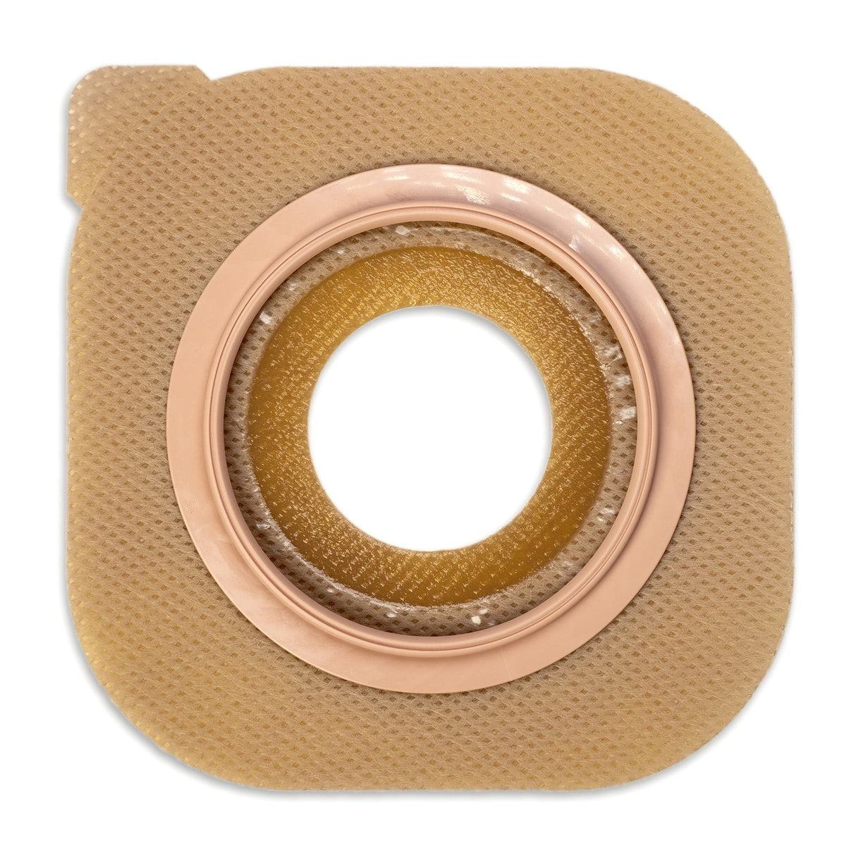 Ostomy Barrier New Image™ Flat CeraPlus™ Precut, Extended Wear Without Tape 2-1/4 Inch Flange Red Code 1-1/2 Inch Opening - BeHope