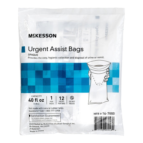 McKesson Emesis Bag for Hygienic Vomit Collection - BeHope