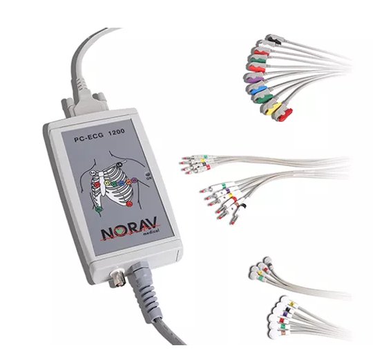 Electrocardiograph Norav 1200hr with Automatic Arrhythmia Detection - BeHope