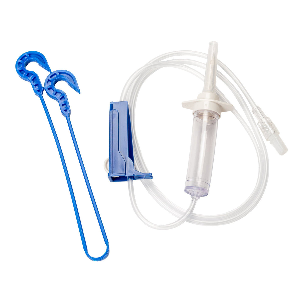 Secondary IV Administration Set TrueCare™ Gravity Without Ports 20 Drops / mL Drip Rate Without Filter 42 Inch Tubing Solution - BeHope