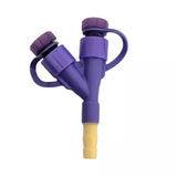 Y-Port/PEG Adapter with ENFit® Connector Kangaroo™ 20 Fr., 6.7 mm, Yellow, NonSterile - BeHope