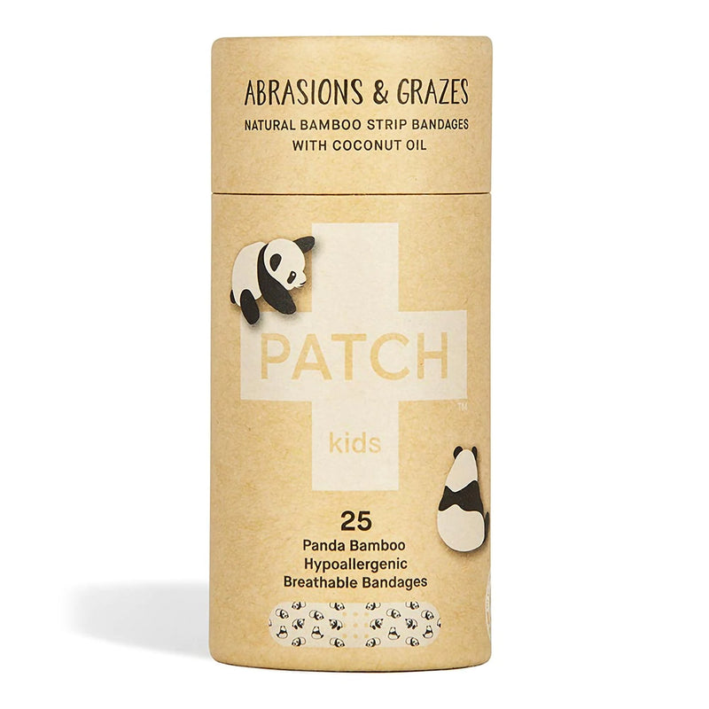 Adhesive Strip Patchâ„¢ Kids Bamboo / Coconut Oil Kid Design (Pandas) 3/4 X 3 Inch Sterile - BeHope