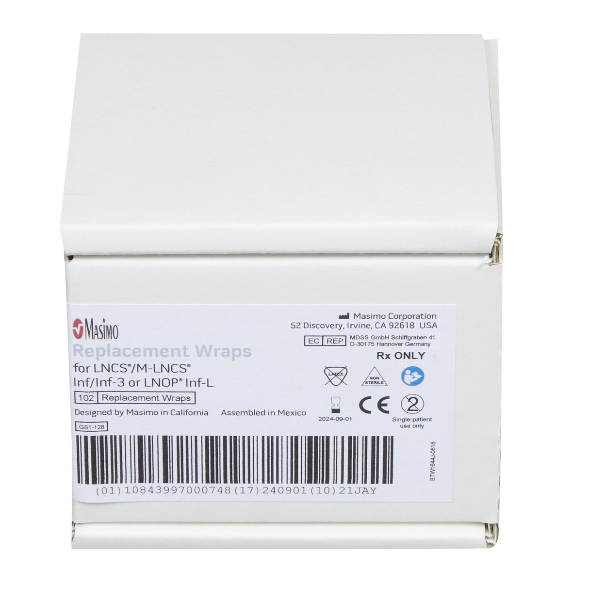 Gentle SpO2 Sensor Replacement Tape for Infants Single Patient Use - BeHope