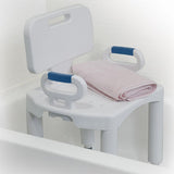 Banc de bain Premium Series avec dossier et accoudoirs