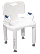Banc de bain Premium Series avec dossier et accoudoirs