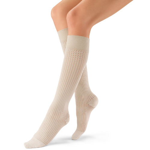 Jobst soSoft Chaussettes KneeHigh 8-15 mmHg Sable Large 1/paire