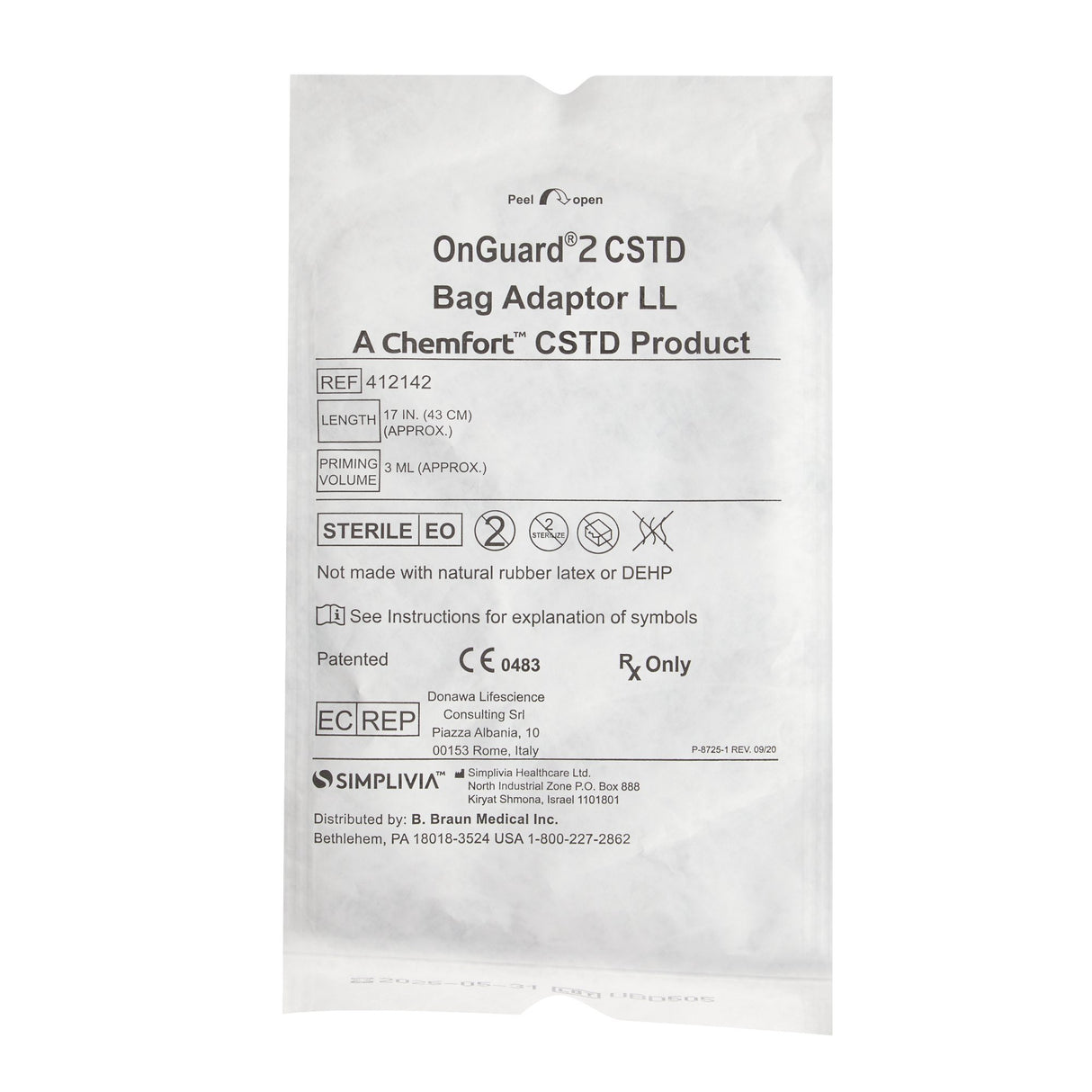 IV Connector Onguard® Sterile for Enhanced Infusion Safety - BeHope