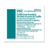 Castile Soap Towelette PDI® Individual Packet Scented 100 Count - BeHope