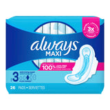 Feminine Pad Always® Maxi with Flexi-Wings Super Absorbency - BeHope