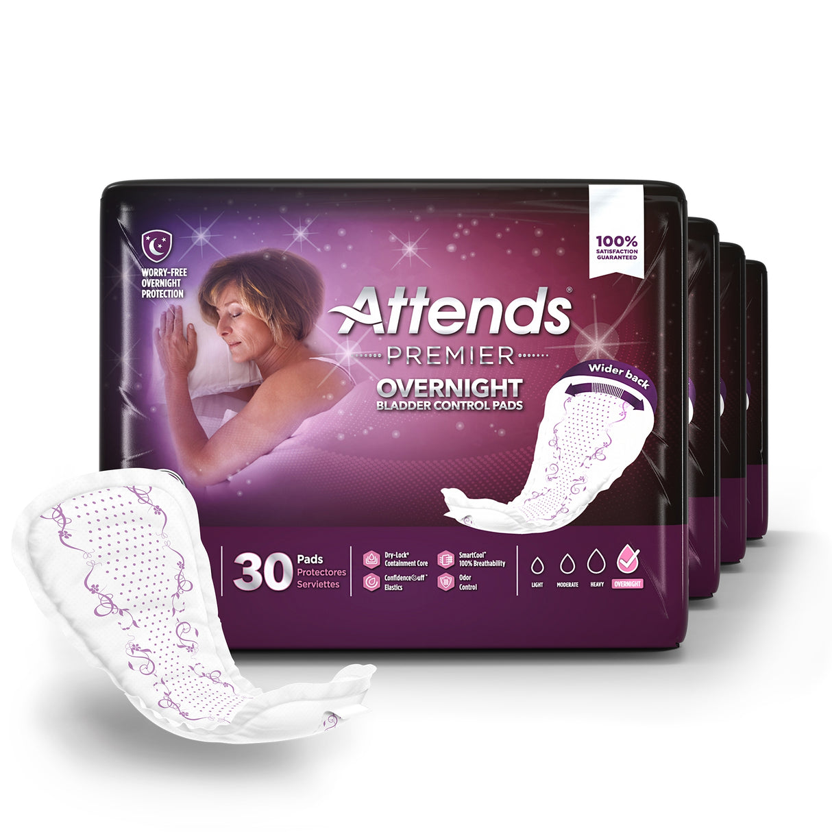 Bladder Control Pad Attends Premier Overnight for Women - BeHope