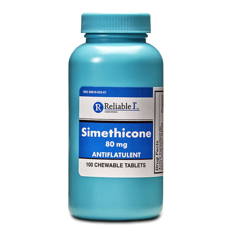 Simethicone Chewable Tablets for Bloating and Gas Relief - BeHope