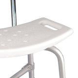 Mckesson Bariatric Cross-Braced Aluminum Bath Bench with Removable Back - BeHope