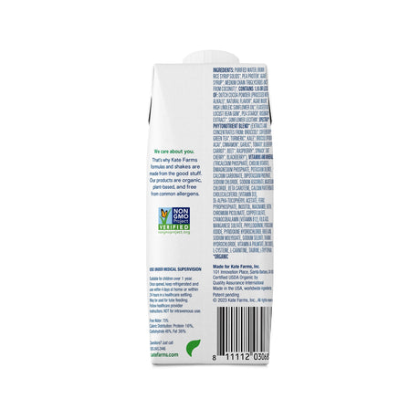 Pediatric Oral Supplement Kate Farms Standard Organic Pea Protein Liquid - BeHope