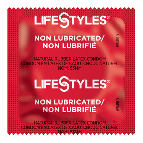Condom Lifestyles® Non Lubricated One Size Fits Most 1,008 per Case - BeHope