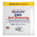 Hemostatic Dressing QuickClotÂ® EMS 4 X 4 Inch 1 per Pack Sterile - BeHope