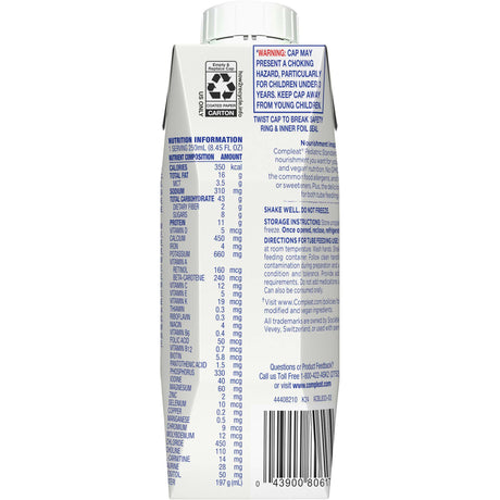 Pediatric Oral Supplement Compleat® Plant Based Vegan Allergy Nutrition - BeHope