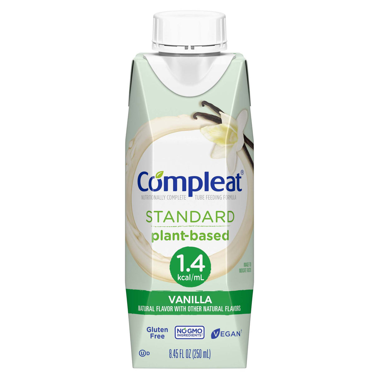 Oral Supplement Compleat® Standard 1.4 Cal Vanilla Flavor Liquid 8.45 oz. Carton - BeHope