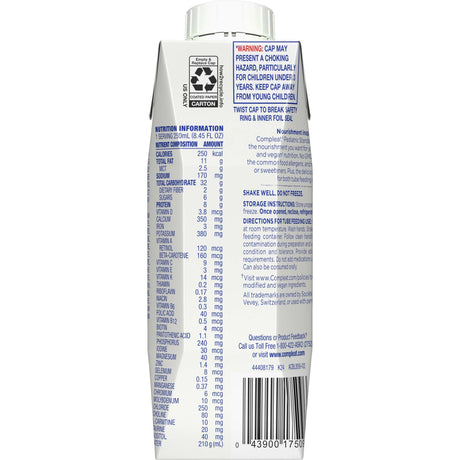 Pediatric Oral Supplement Compleat® Plant Based Vegan Allergy Nutrition - BeHope