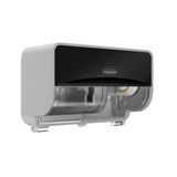 Toilet Tissue Dispenser Kimberly-Clark Professional™ ICON™ Black Mosaic Manual Pull 2 Rolls Wall Mount - BeHope
