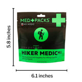 First Aid Kit My Medic™ MED PACKS Hiker Medic Plastic Pouch - BeHope