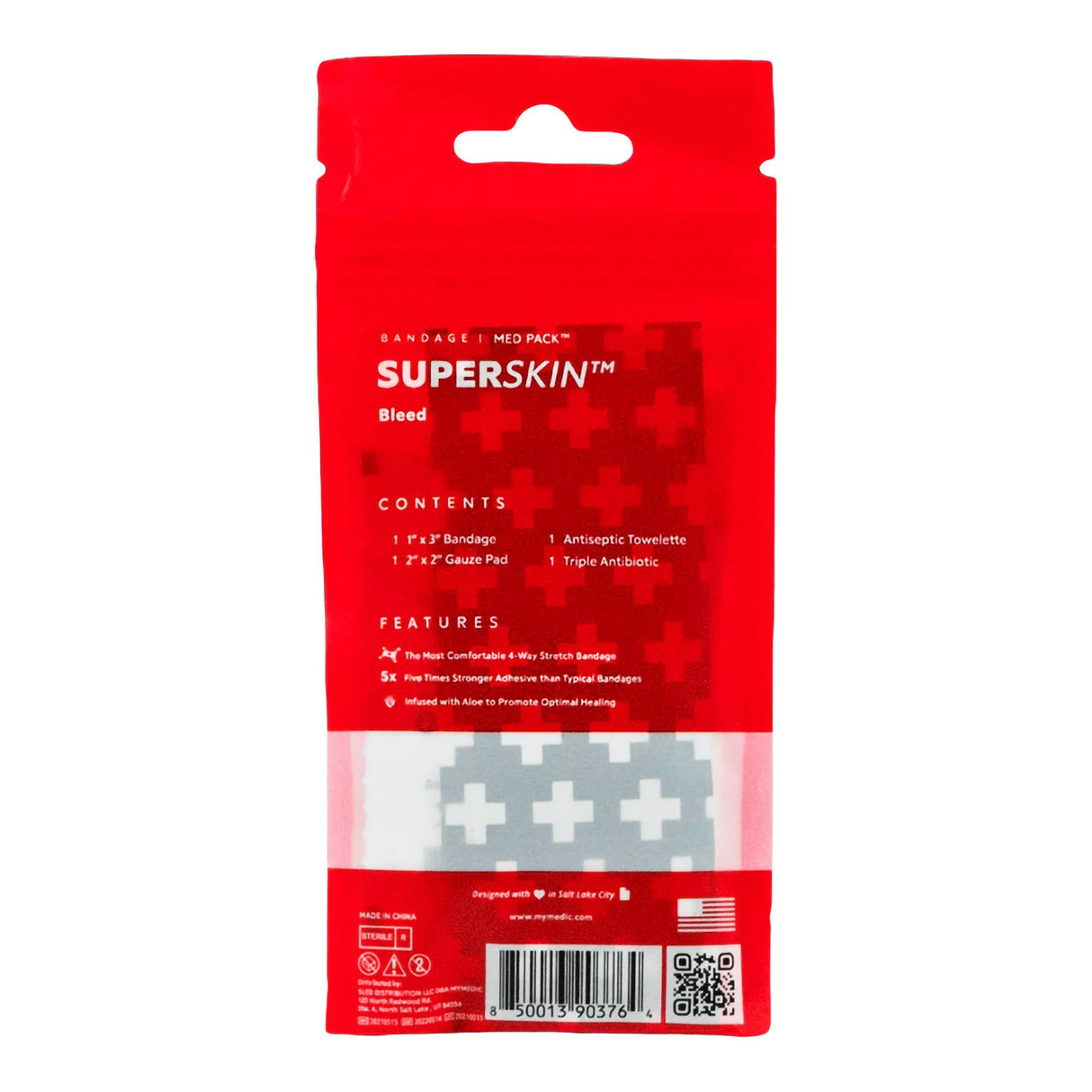 First Aid Kit My Medic™ MED PACKS SuperSkin Plastic Pouch - BeHope
