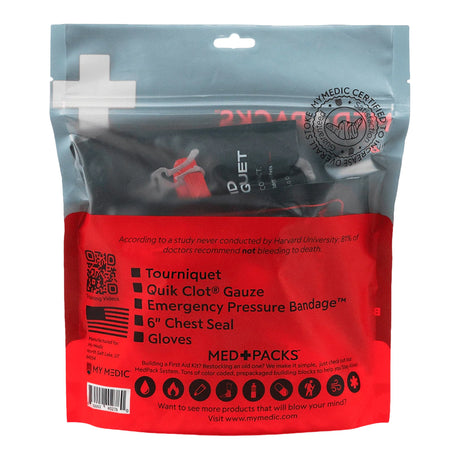 First Aid Kit My Medic™ MED PACKS Bleed Stopper Plastic Pouch - BeHope