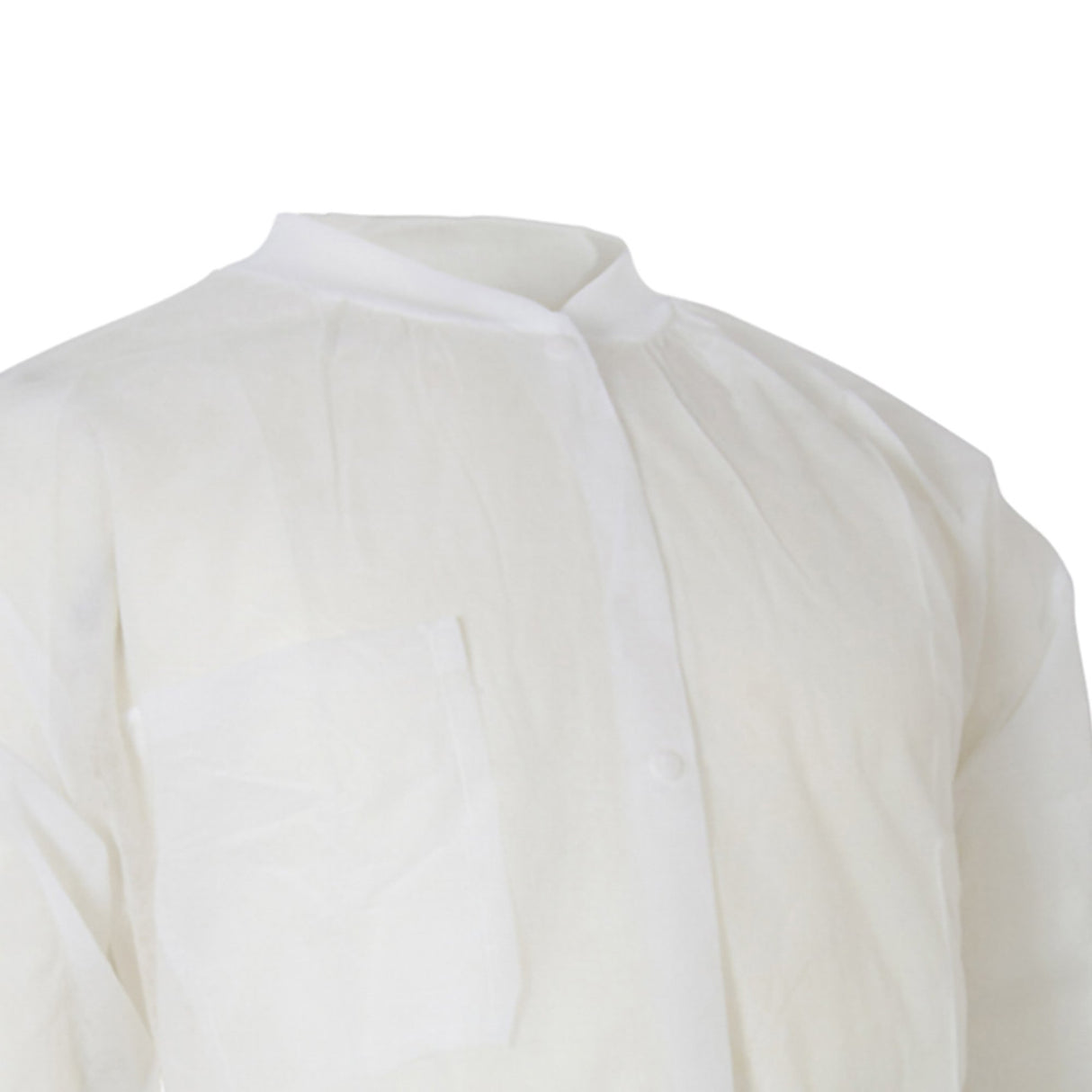 Lab Coat McKesson White Large / X-Large Knee Length Spunbond Polypropylene Disposable - BeHope