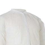 Lab Coat McKesson White Large / X-Large Knee Length Spunbond Polypropylene Disposable - BeHope