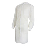 Lab Coat McKesson White Large / X-Large Knee Length Spunbond Polypropylene Disposable - BeHope