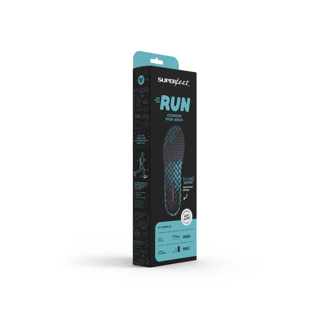 Insole Superfeet® Run Max Full Length for Cushioned Running Support - BeHope