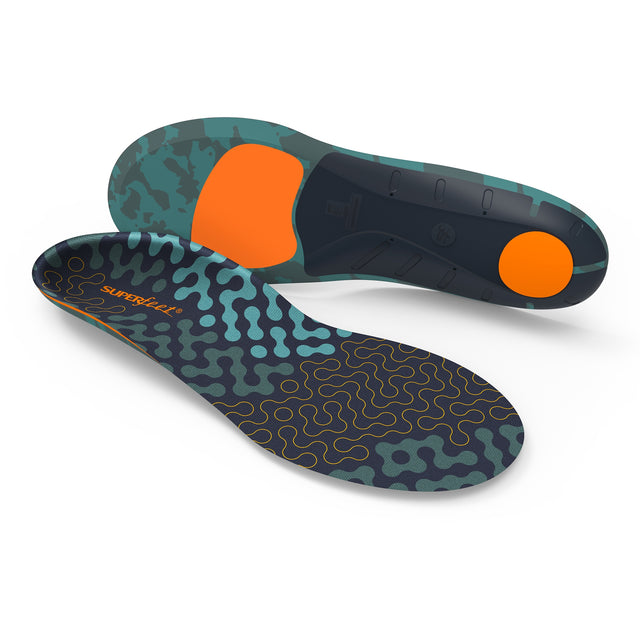 Insole Superfeet® Run Max Full Length for Cushioned Running Support - BeHope