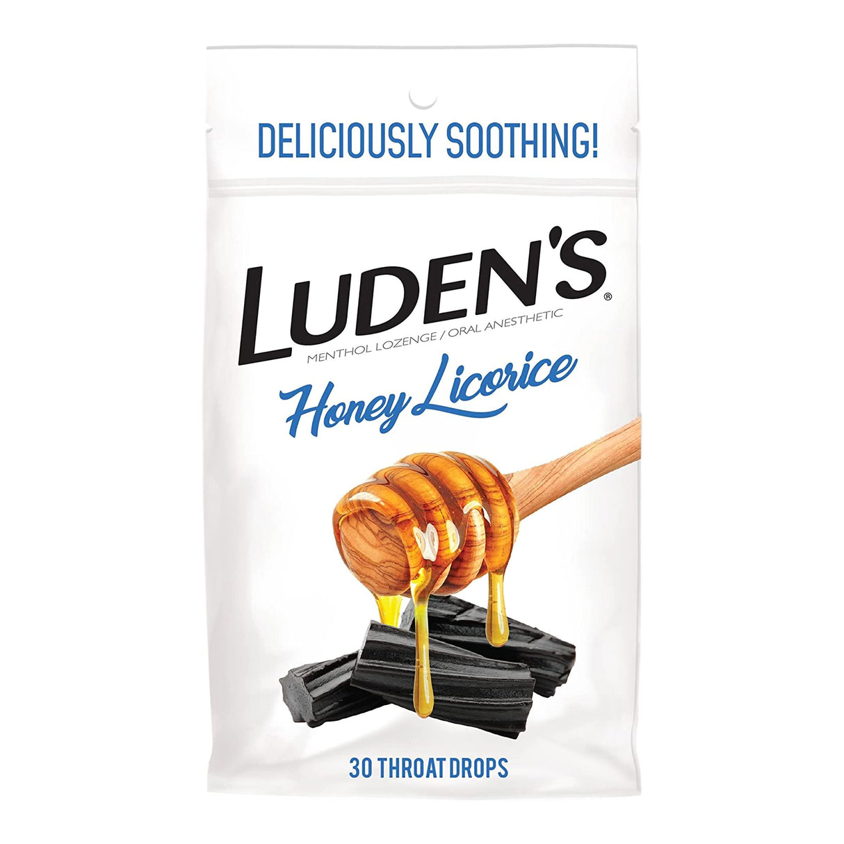 Sore Throat Relief Luden's® 3.2 mg Strength Lozenge 30 per Bag - BeHope