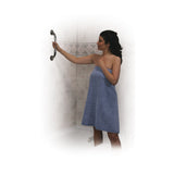 Chrome Knurled Grab Bar - BeHope