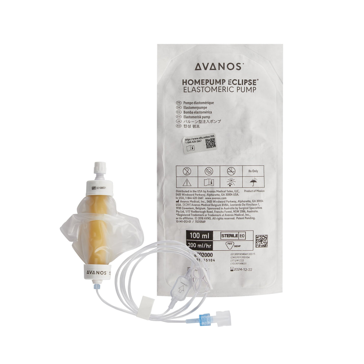 Elastomeric Pump Homepump Eclipse* for Accurate Medication Delivery - BeHope
