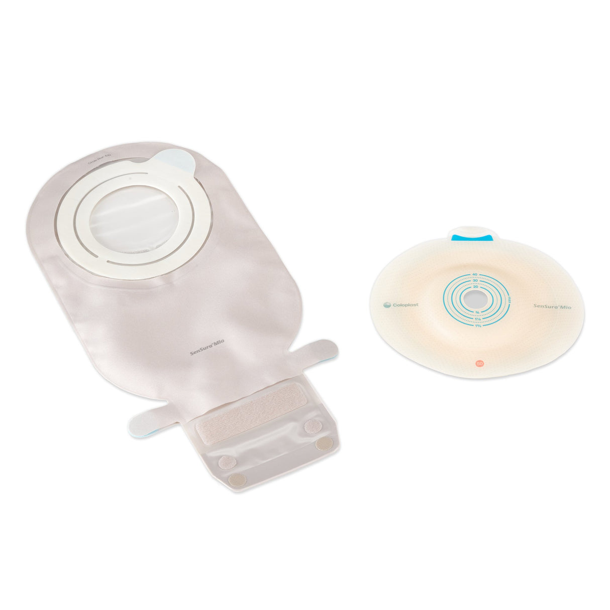 Ostomy Pouch SenSura® Micro Two-Piece System Convex Light Drainable - BeHope