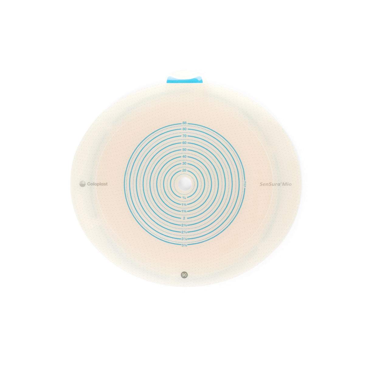 Ostomy Barrier SenSura® Mio Flex Trim to Fit, Standard Wear Elastic Adhesive 3/8 to 3-1/2 Inch - BeHope