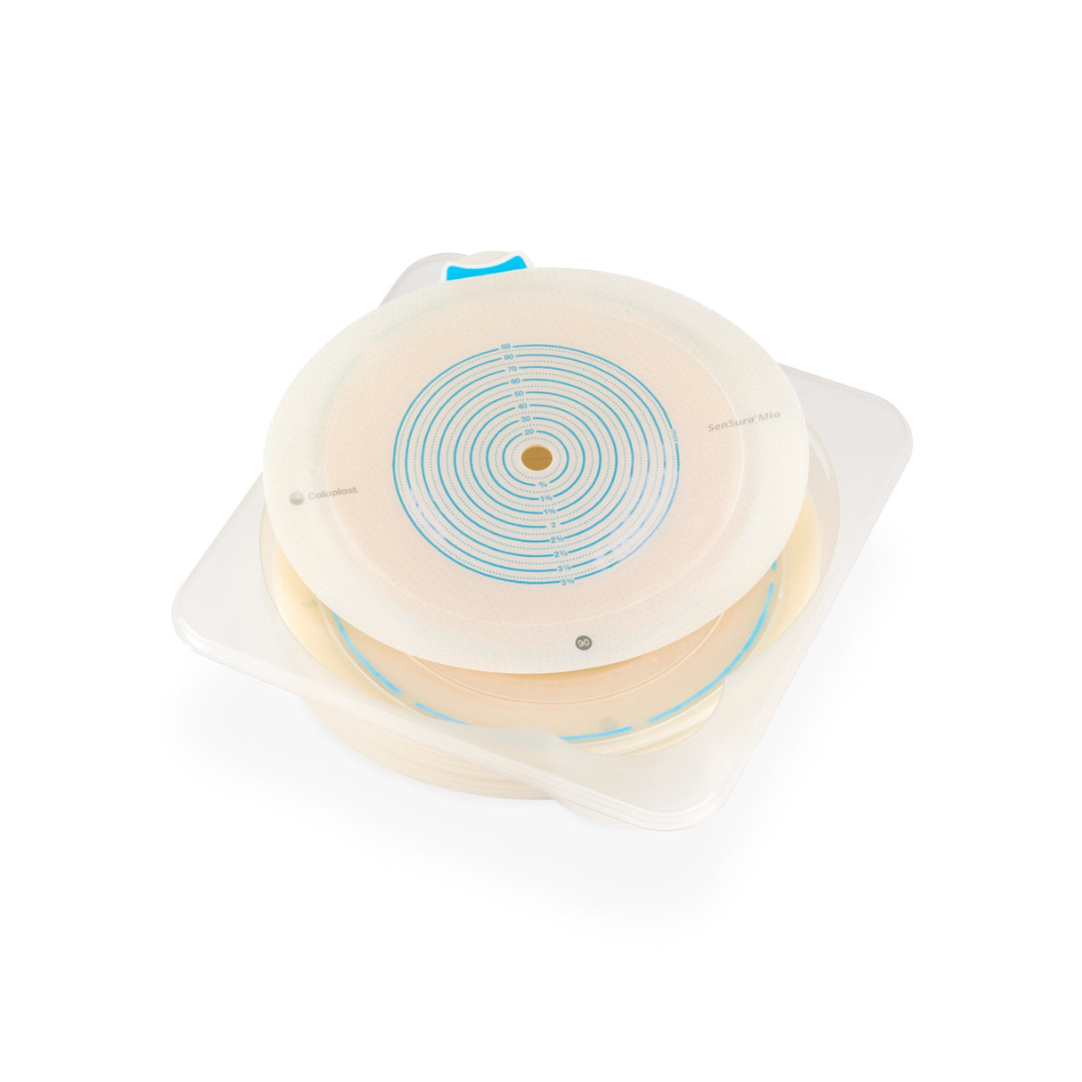 Ostomy Barrier SenSura® Mio Flex Trim to Fit, Standard Wear Elastic Adhesive 3/8 to 3-1/2 Inch - BeHope